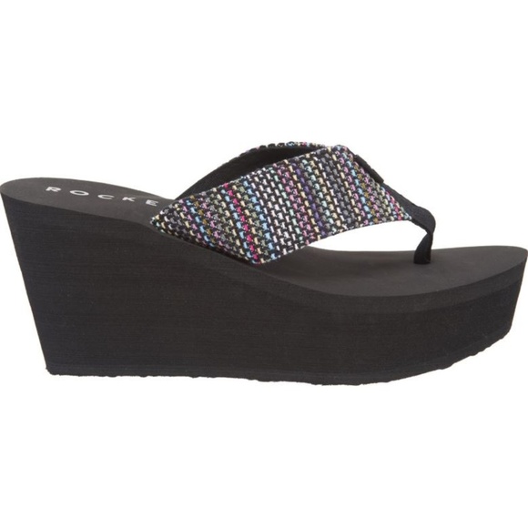 Rocket Dog Diver Wedge Flip-Flops - Picture 5 of 8